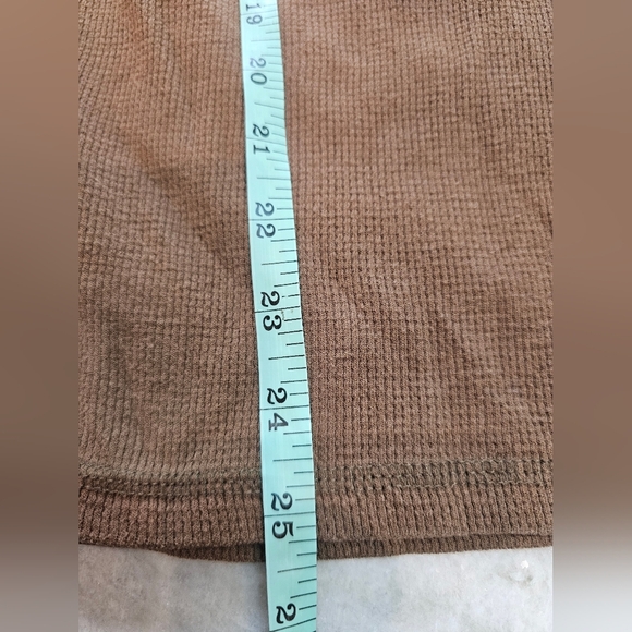 John Deere Women's XL Thermal Graphic Shirt Pink Brown Rhinestone Long Sleeve - Picture 7 of 8